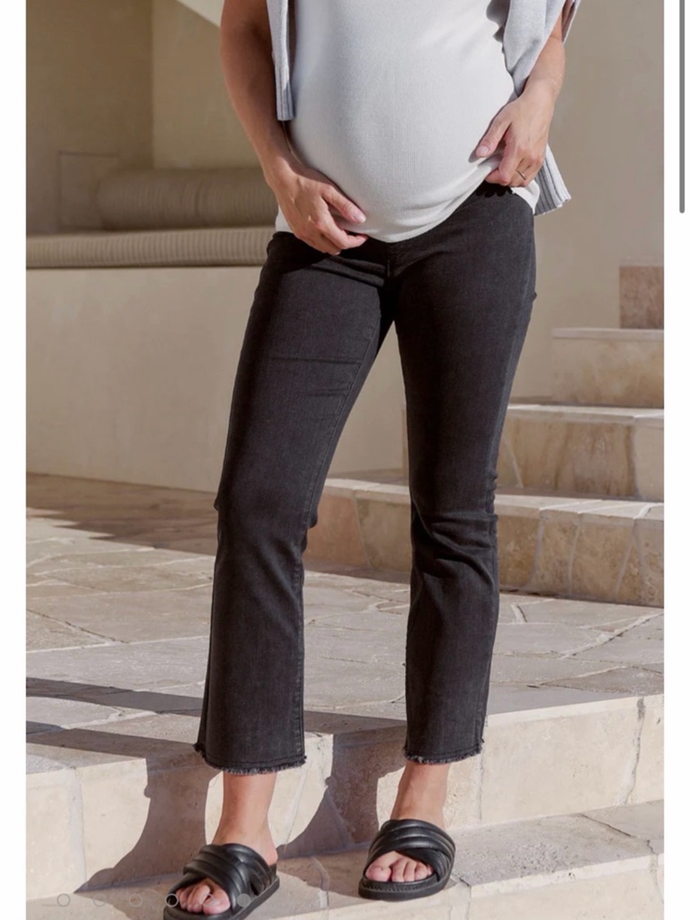 Bae. As It Was Kick Flare Maternity Jean